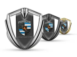 Porsche Abovedado Emblema Insignia Imagen Moderna Alta Gama